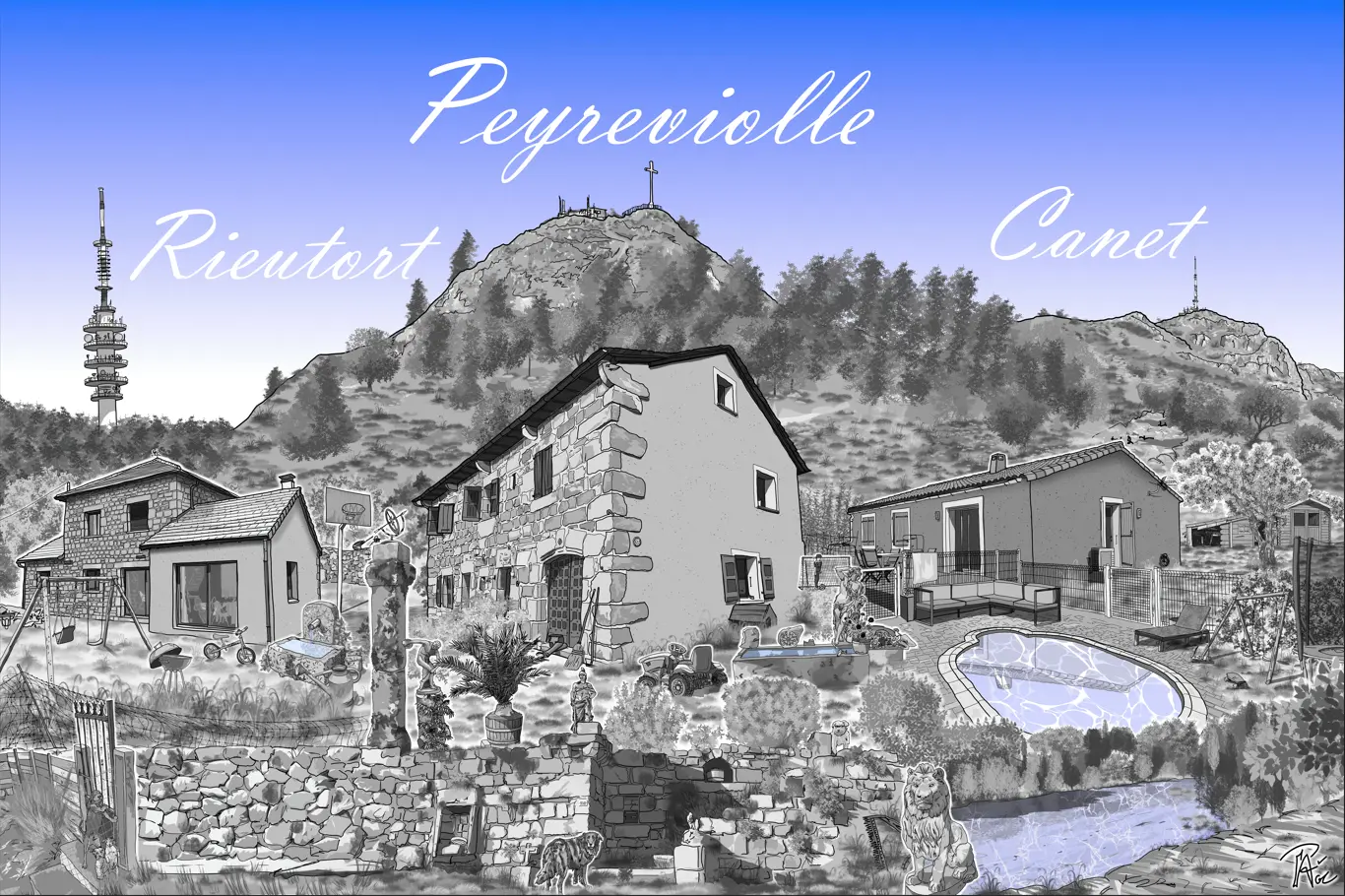 Illustration Lozère et Hérault