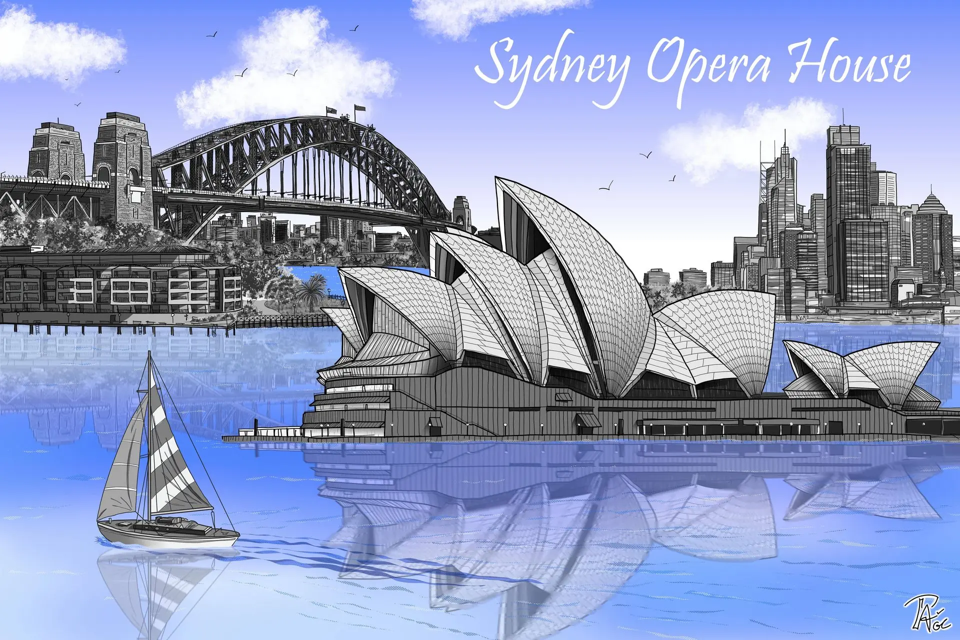 Illustration Opéra de Sydney