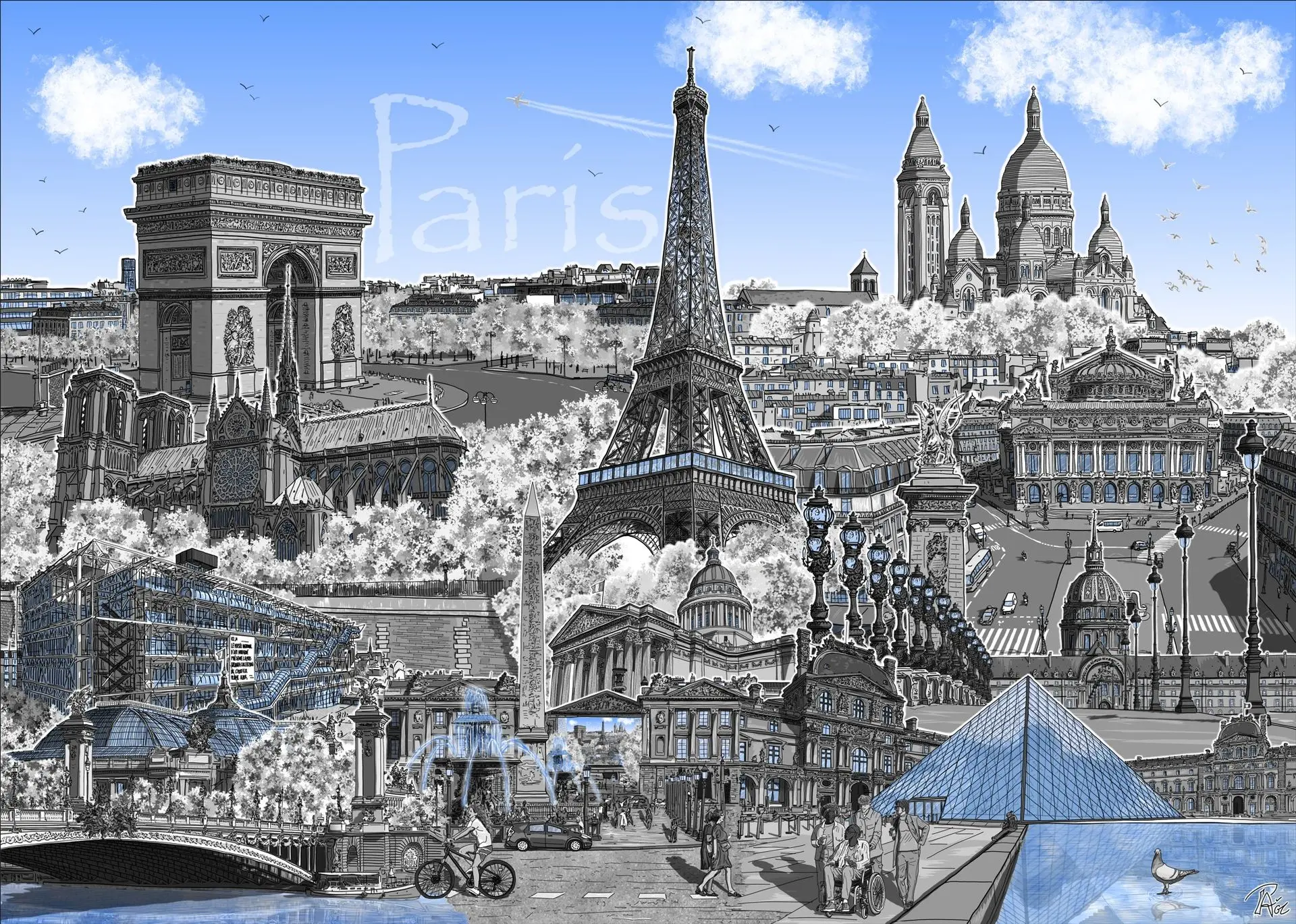 Illustration Paris