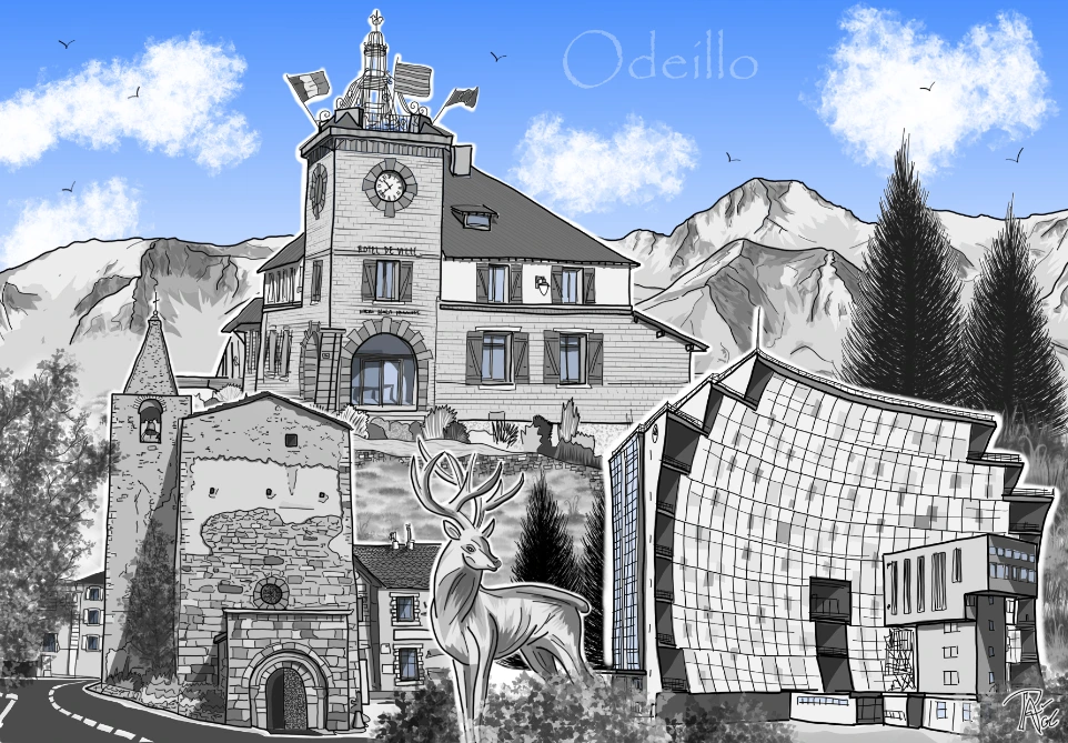 Carte Odeillo