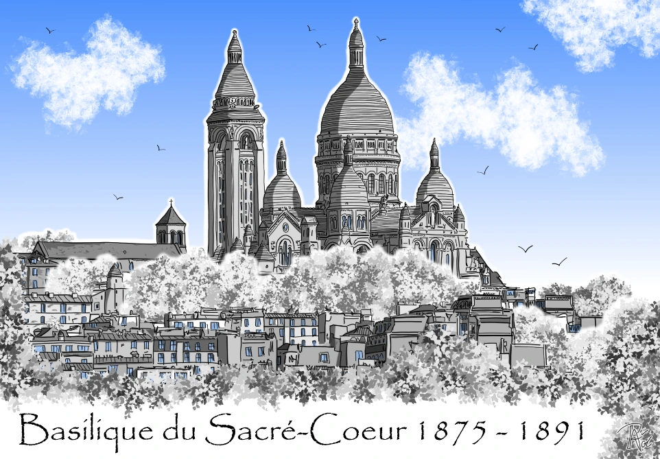 Carte Sacré-Coeur Paris