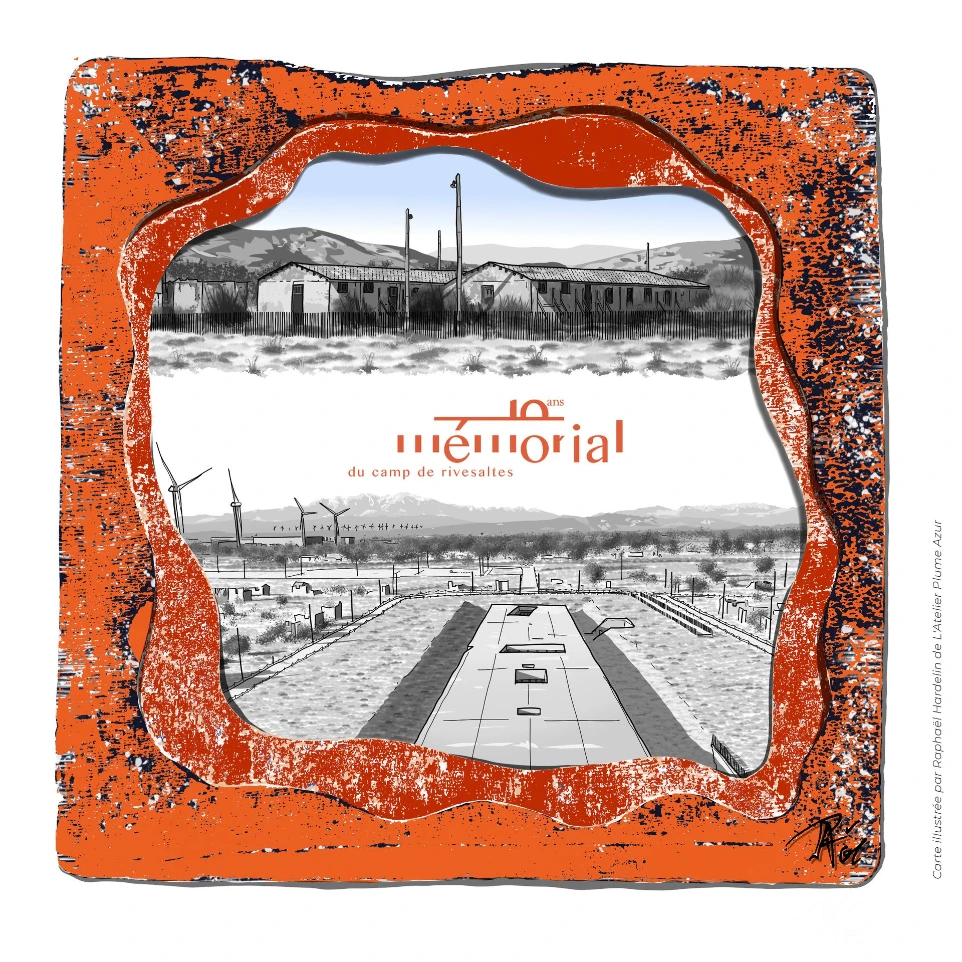 Carte 10 ans Mémorial du camp de Rivesaltes