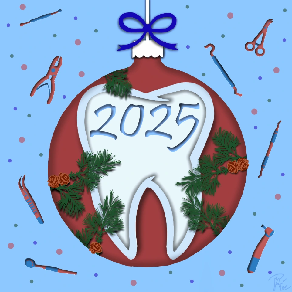 Carte Bonne Année 2025 Cabinet Dentaire