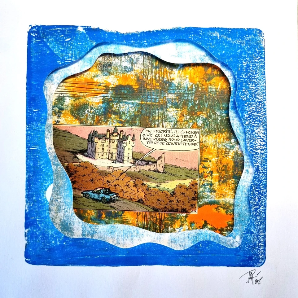 Tableau Chateau automne