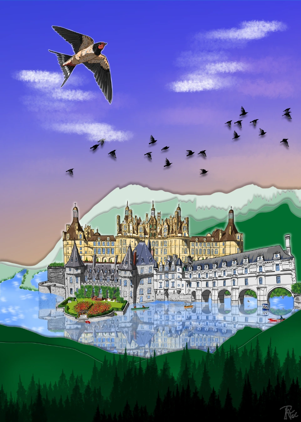 Illustration Chateaux Loire