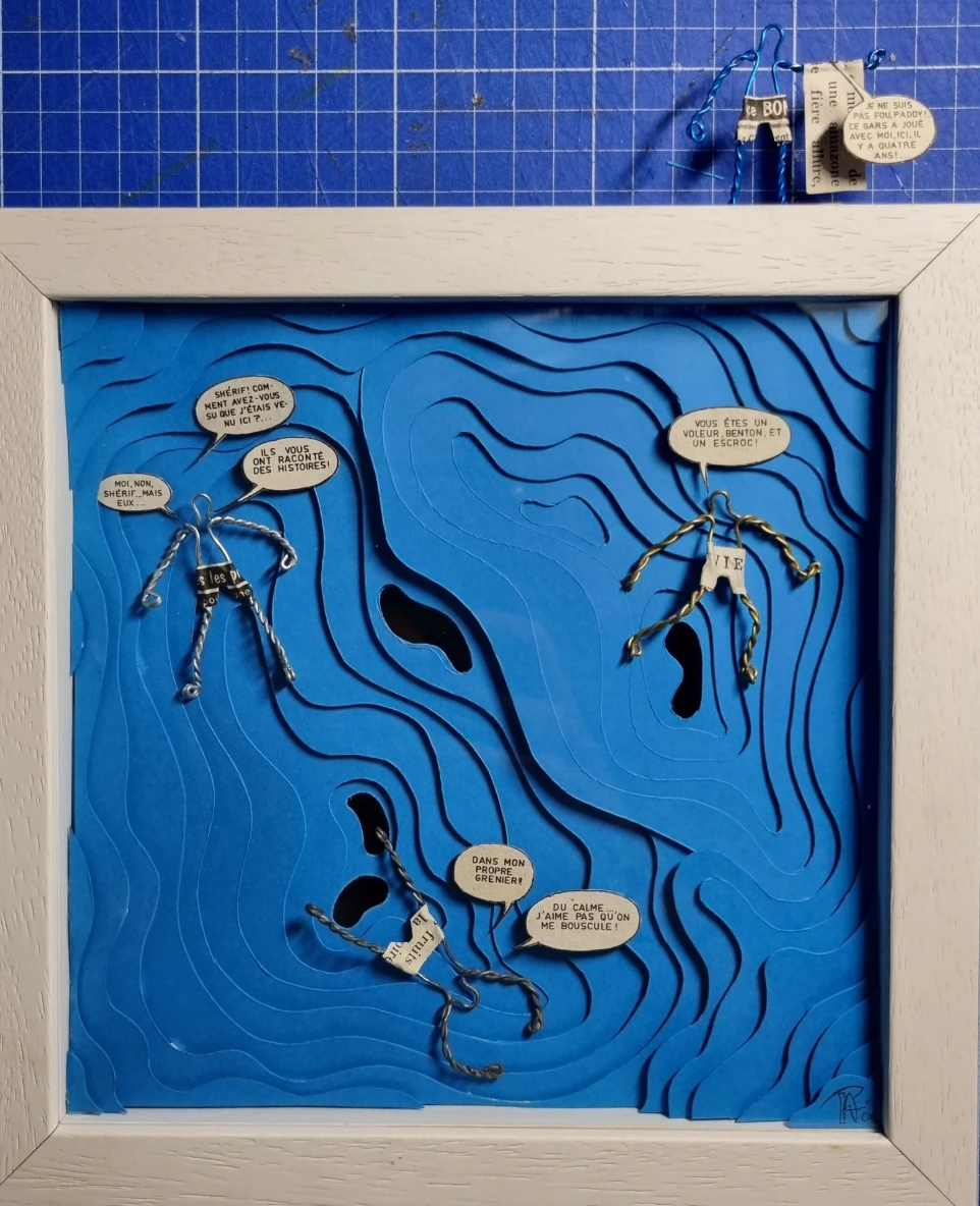 Tableau Natation Cowboy