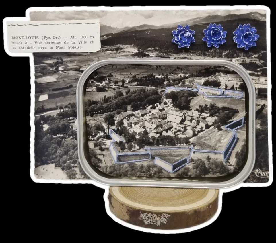 Carte Mont-Louis (Fortification vu du ciel)