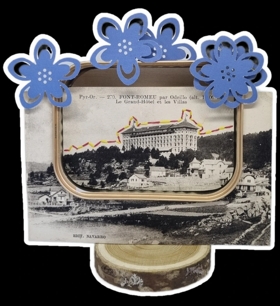 Carte Grand-Hôtel de Font-Romeu (Catalan Fleur Bleu)