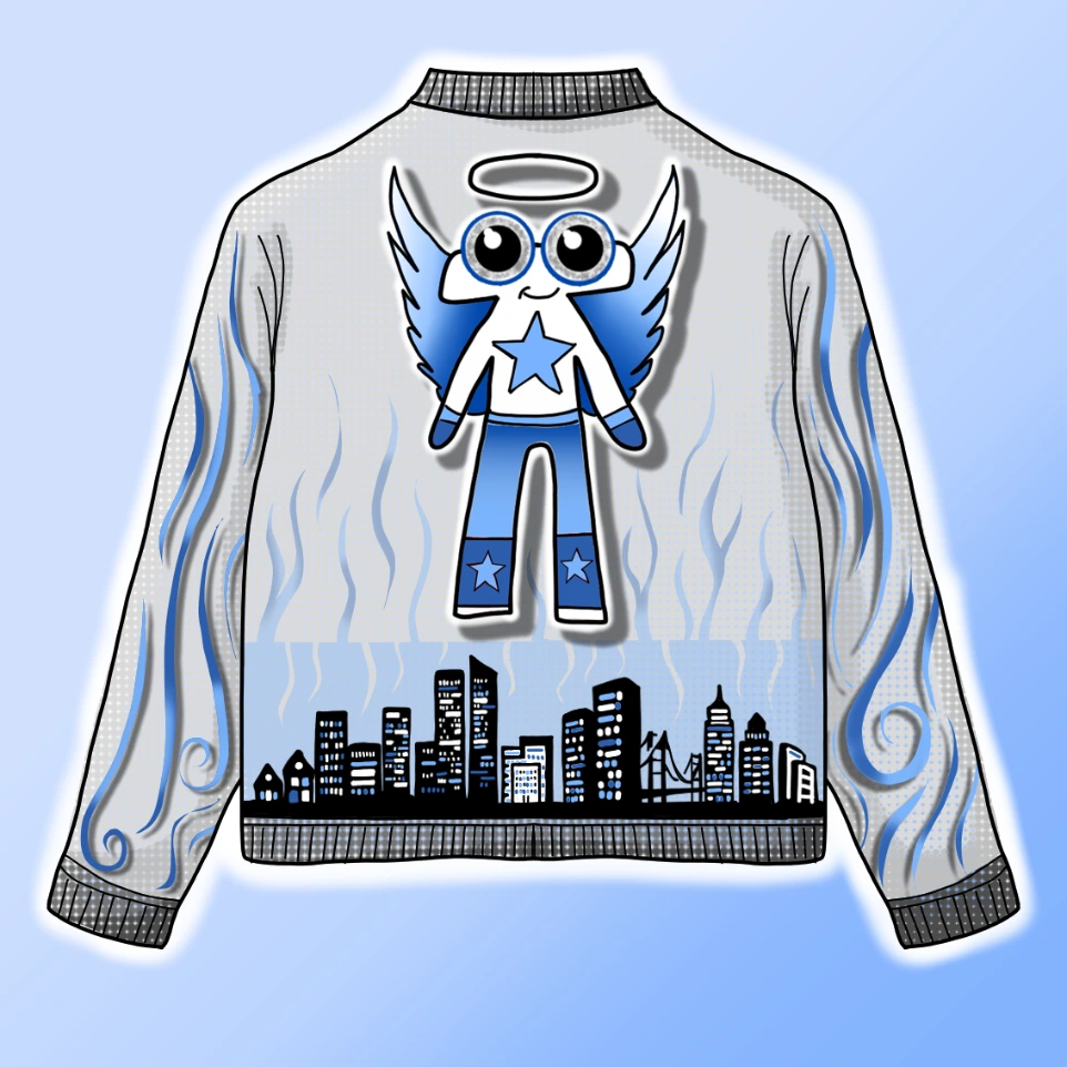 design veste dos