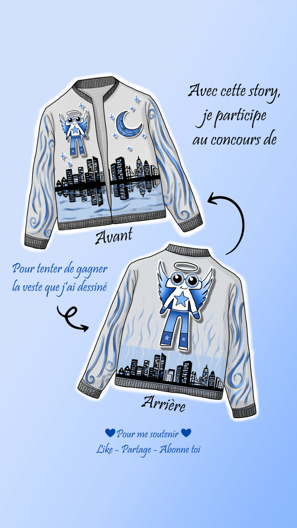 Design veste modèle