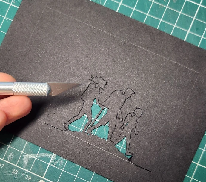 détail découpage carte