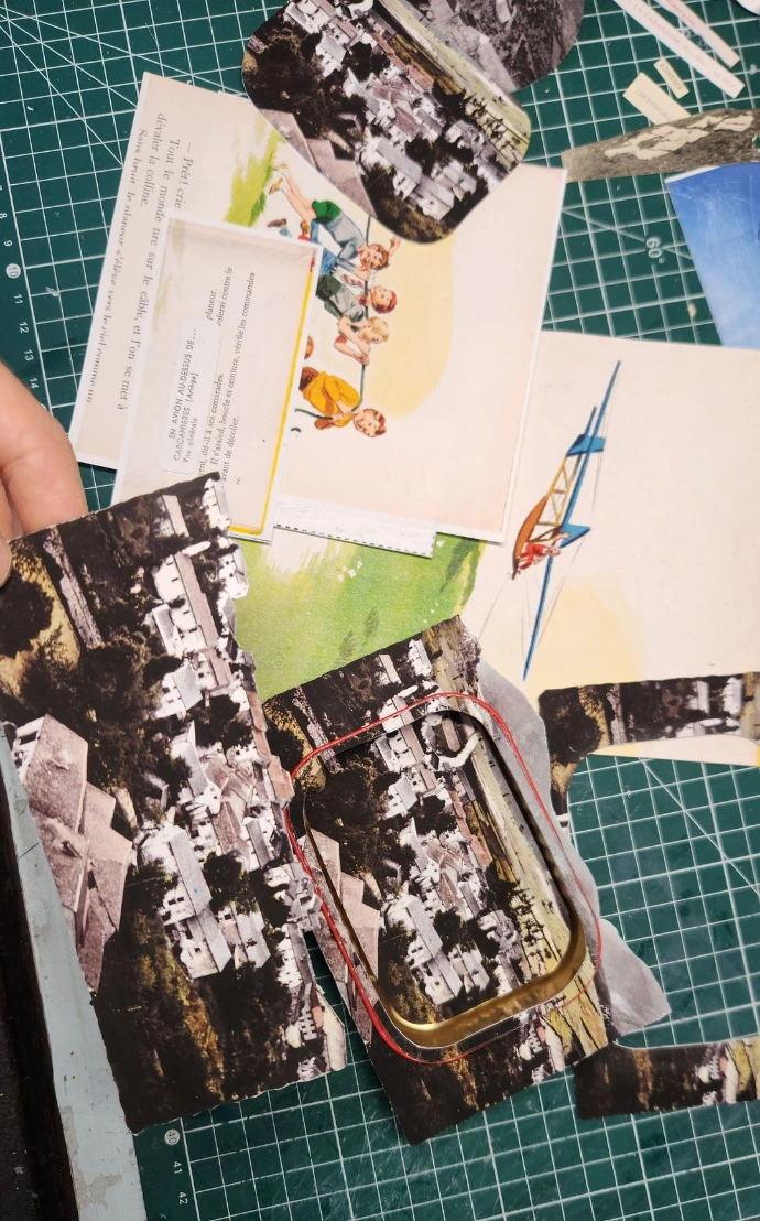 Détail composition carte