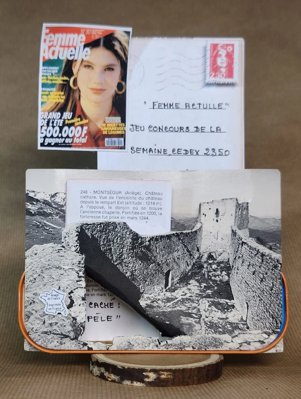 Carte Château de Montségur - concours femme actuelle
