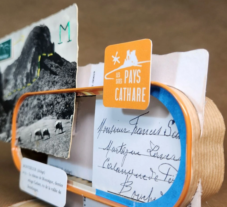 Carte Montségur vache  zoom