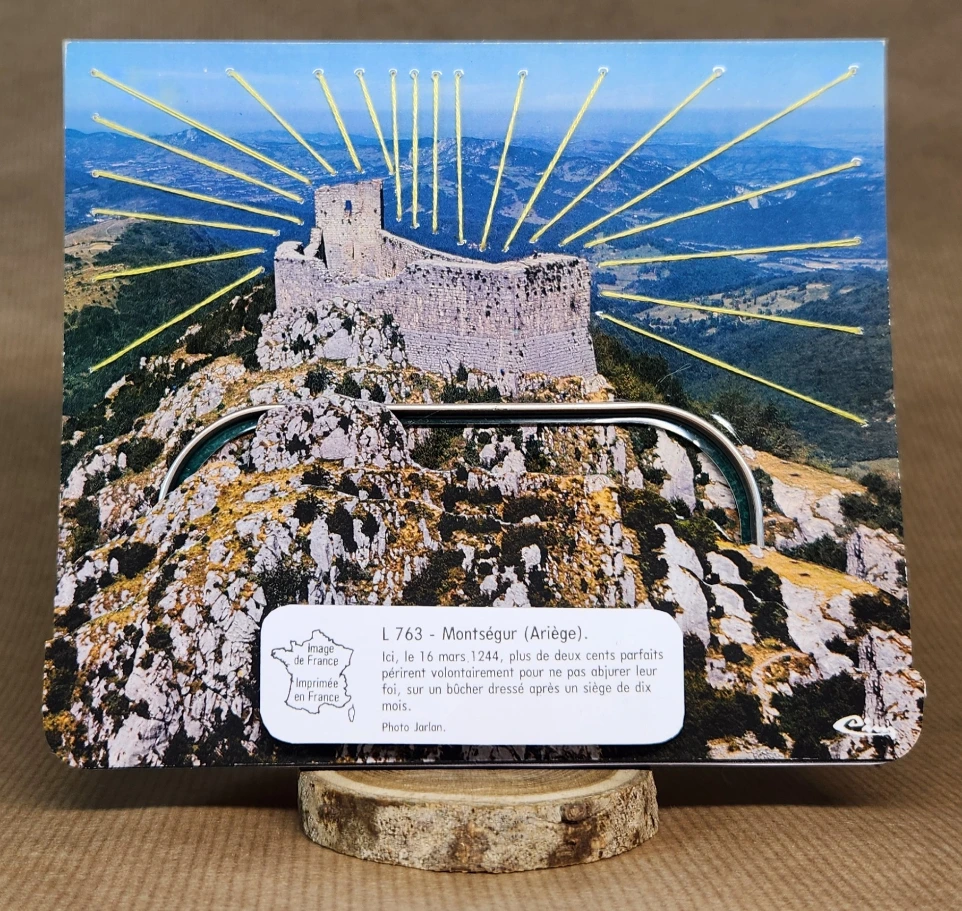 Carte Montségur Rayons soleil recto