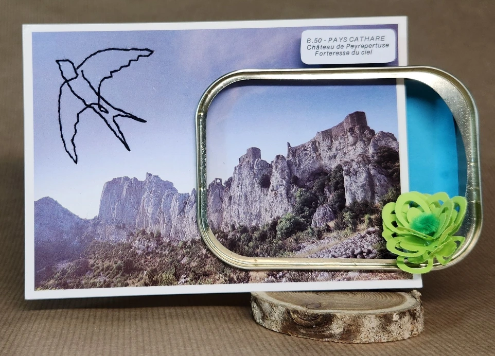 Carte Peyrepertuse Hirondelle