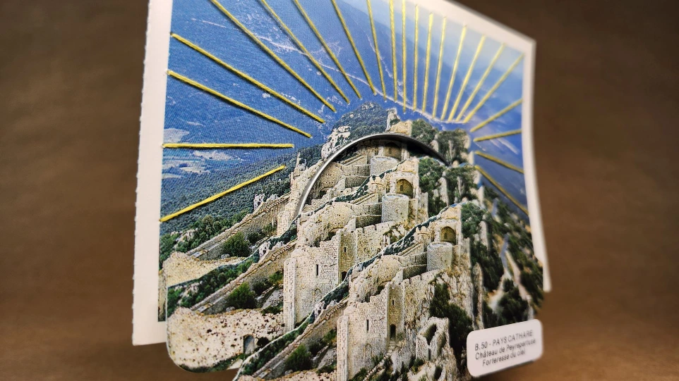 Carte Peyrepertuse rayon soleil zoom