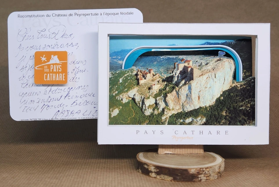 Carte reconstitution Peyrepertuse