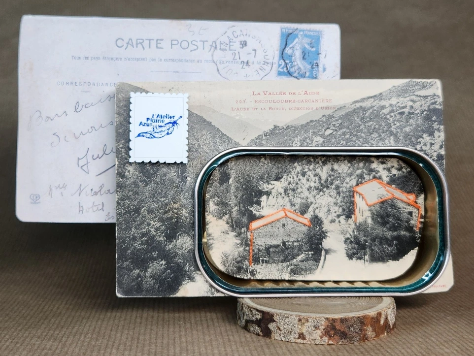 Carte maison oranges Carcanières